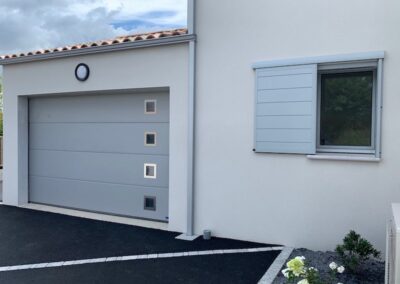 porte de garage acier en vendée